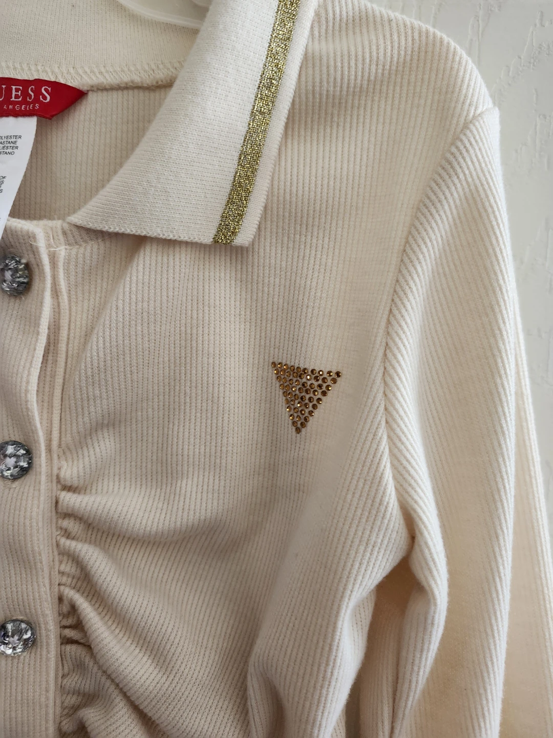Guess Kid Girl Button Sweater  - Size 7 - photo 5