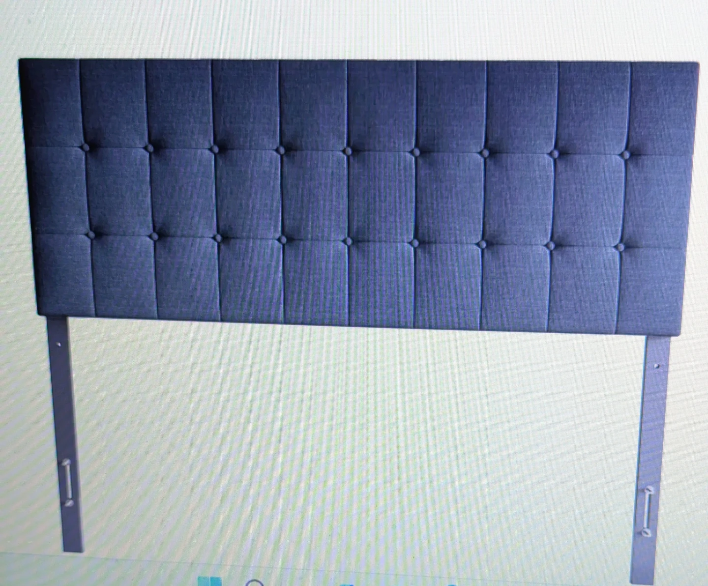 Upholstered Headboard - Grey