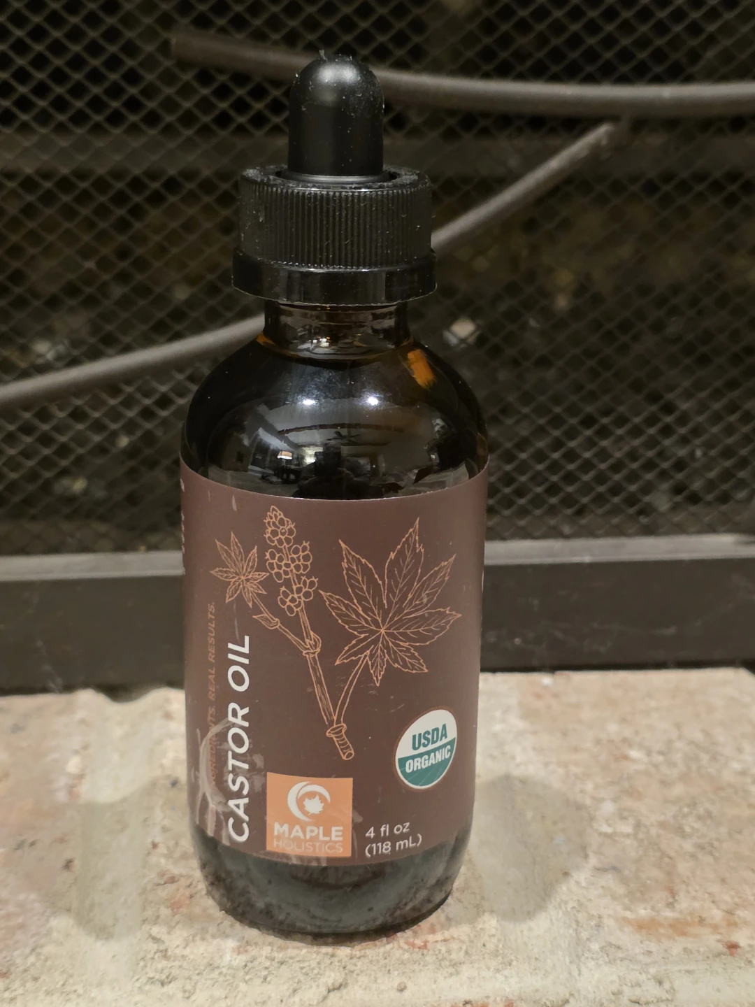 Maple Holistics USDA Organic Castor Oil - 4 fl oz