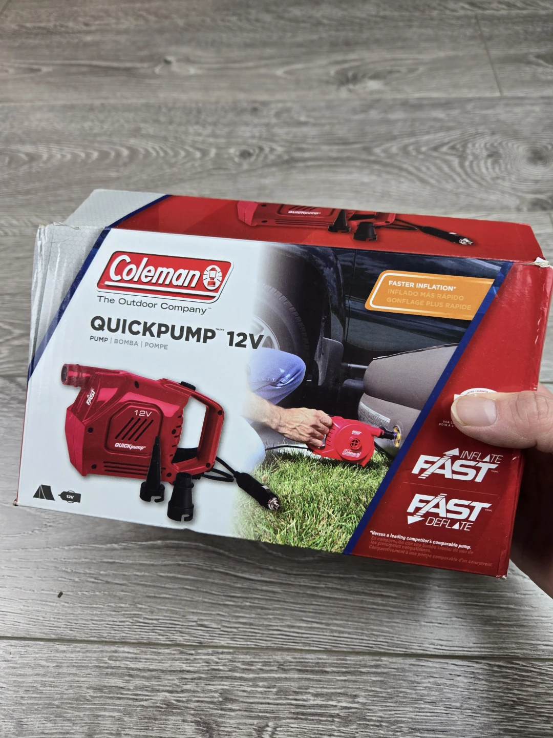 Coleman inflator deflator for inflatables