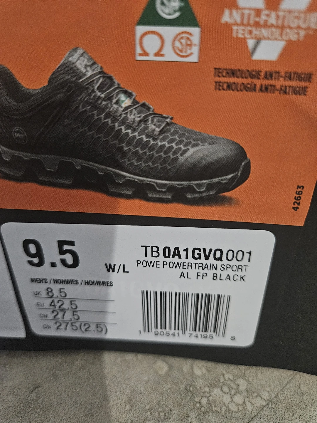 Timberland PRO Powertrain Sport Alloy Toe Black - 9.5 - photo 2