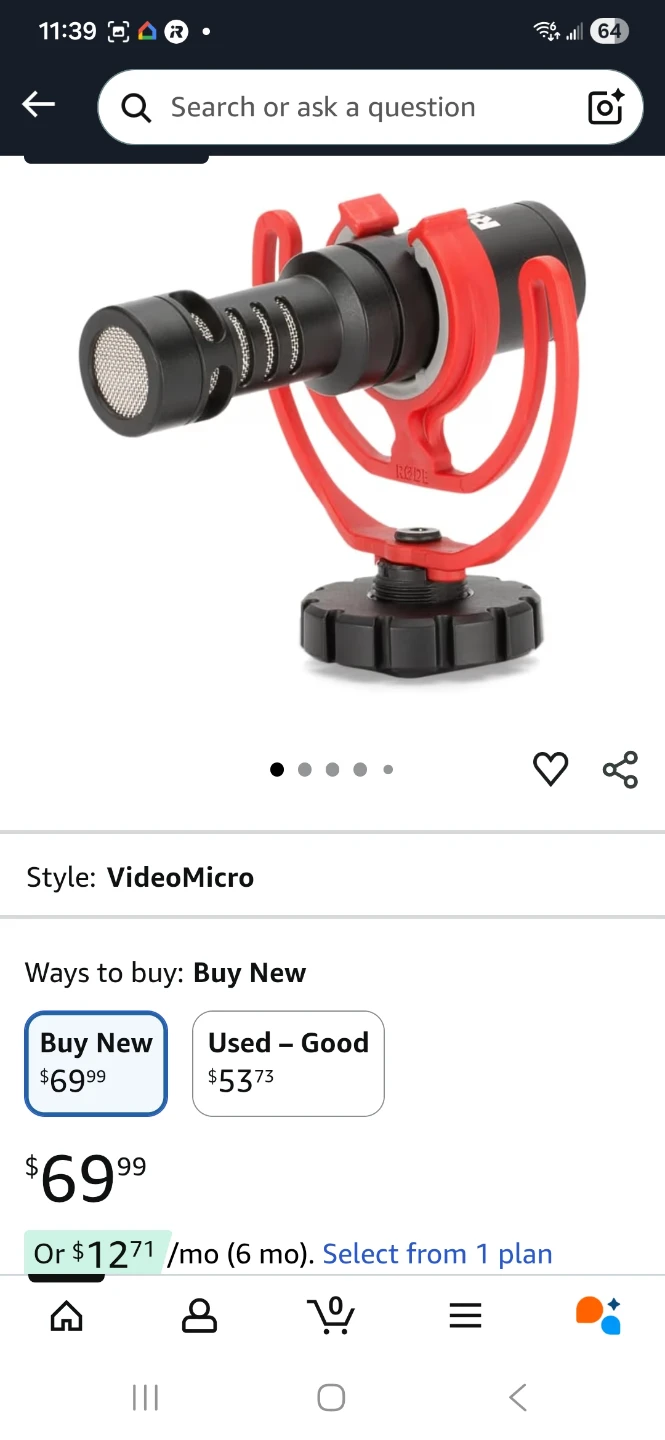 Rode videomicro compact microphones for phones and camera - photo 3