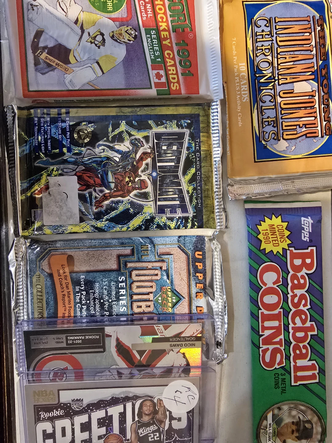 Mixed Vintage Trading Card Packs