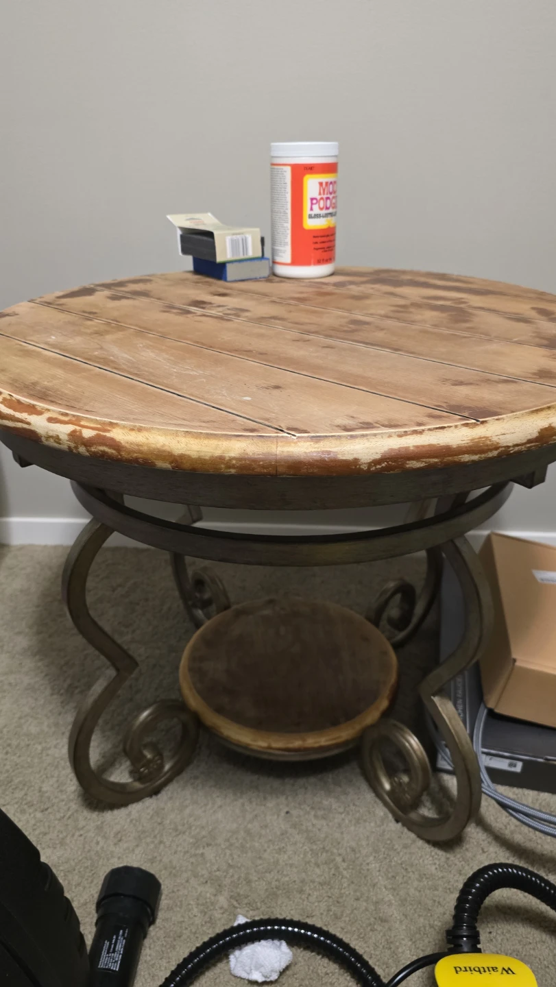 Blue Painted Coffee Table and side table project for you