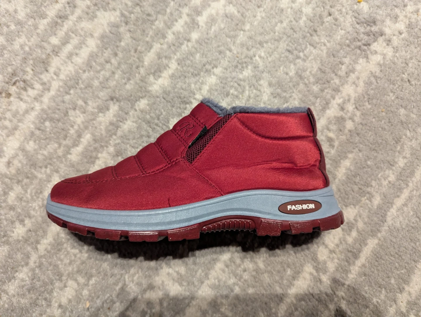 Red Winter Boots with Fur Lining - photo 5