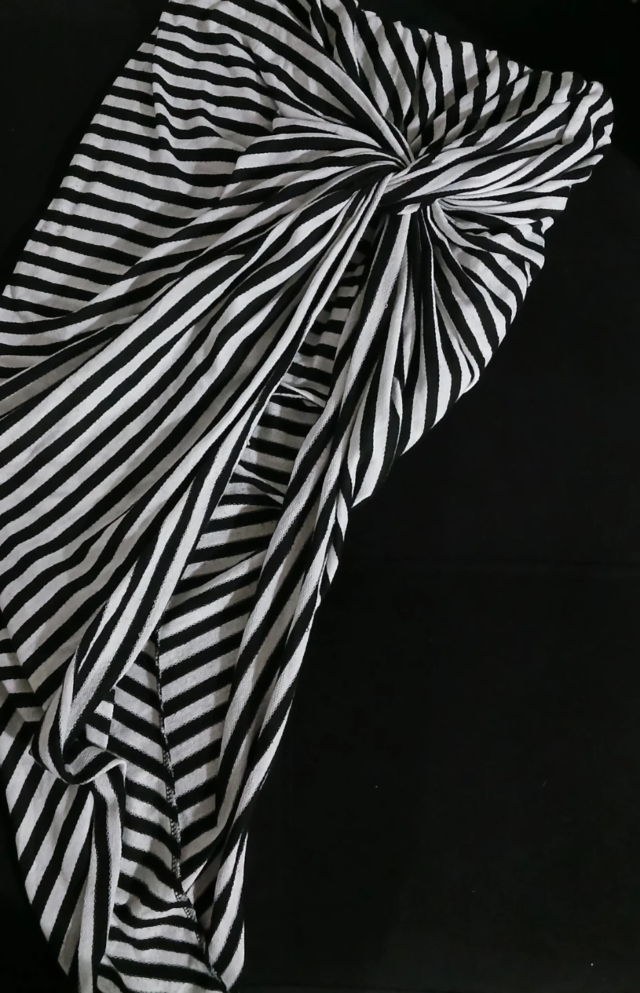 Striped Knot Front Skirt - photo 2