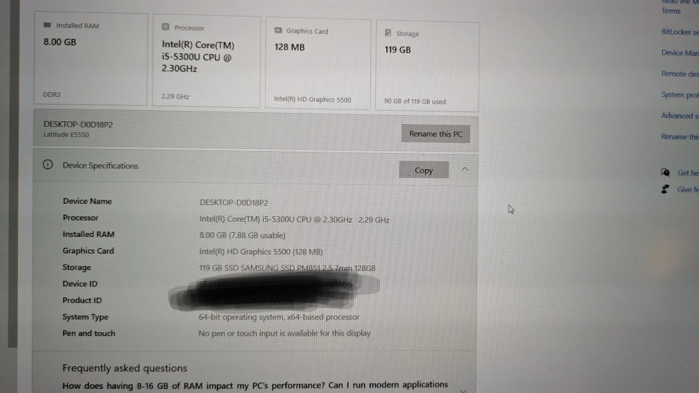Dell laptop