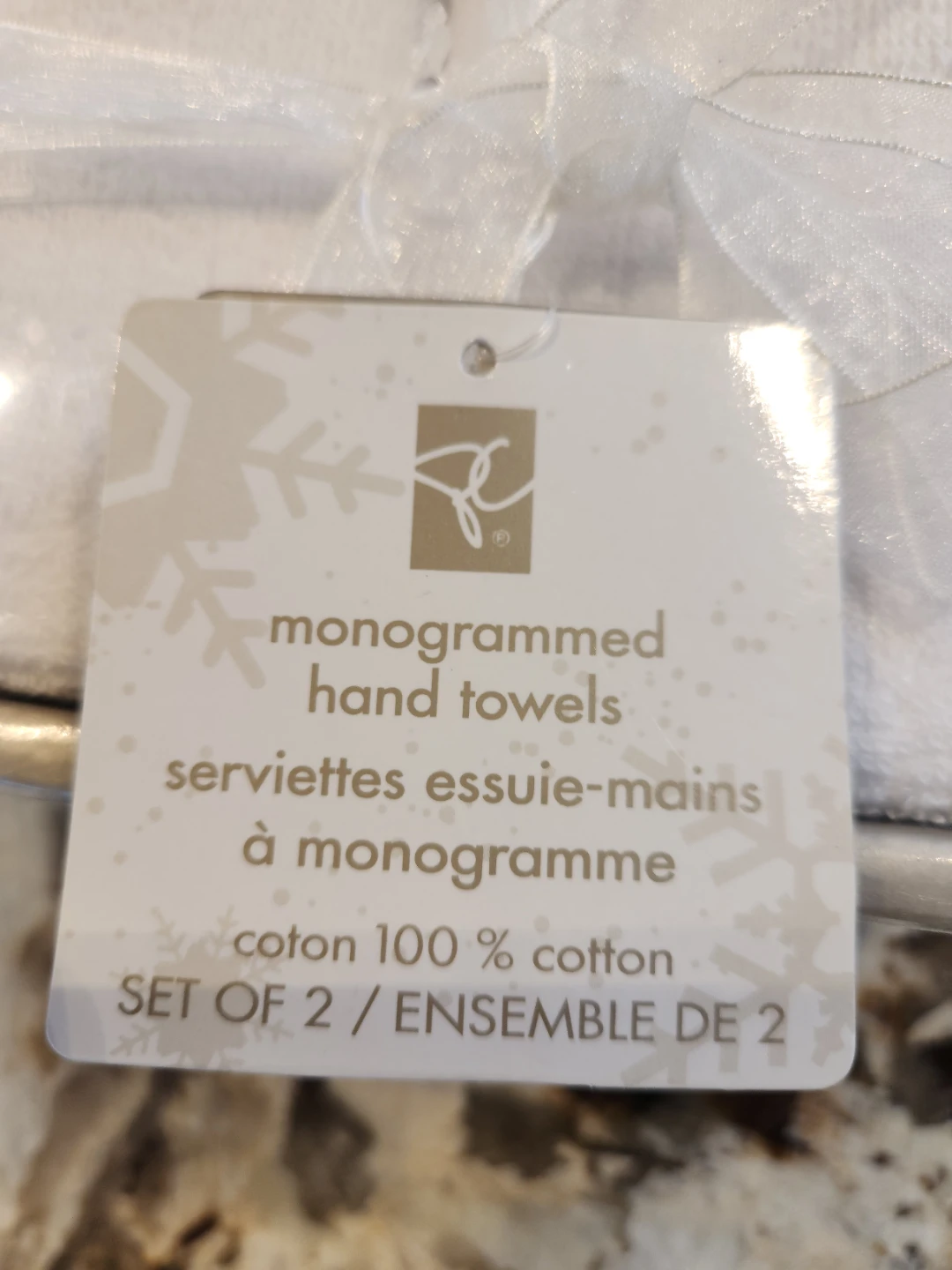 Monogrammed Hand Towels - Set of 2 - photo 5