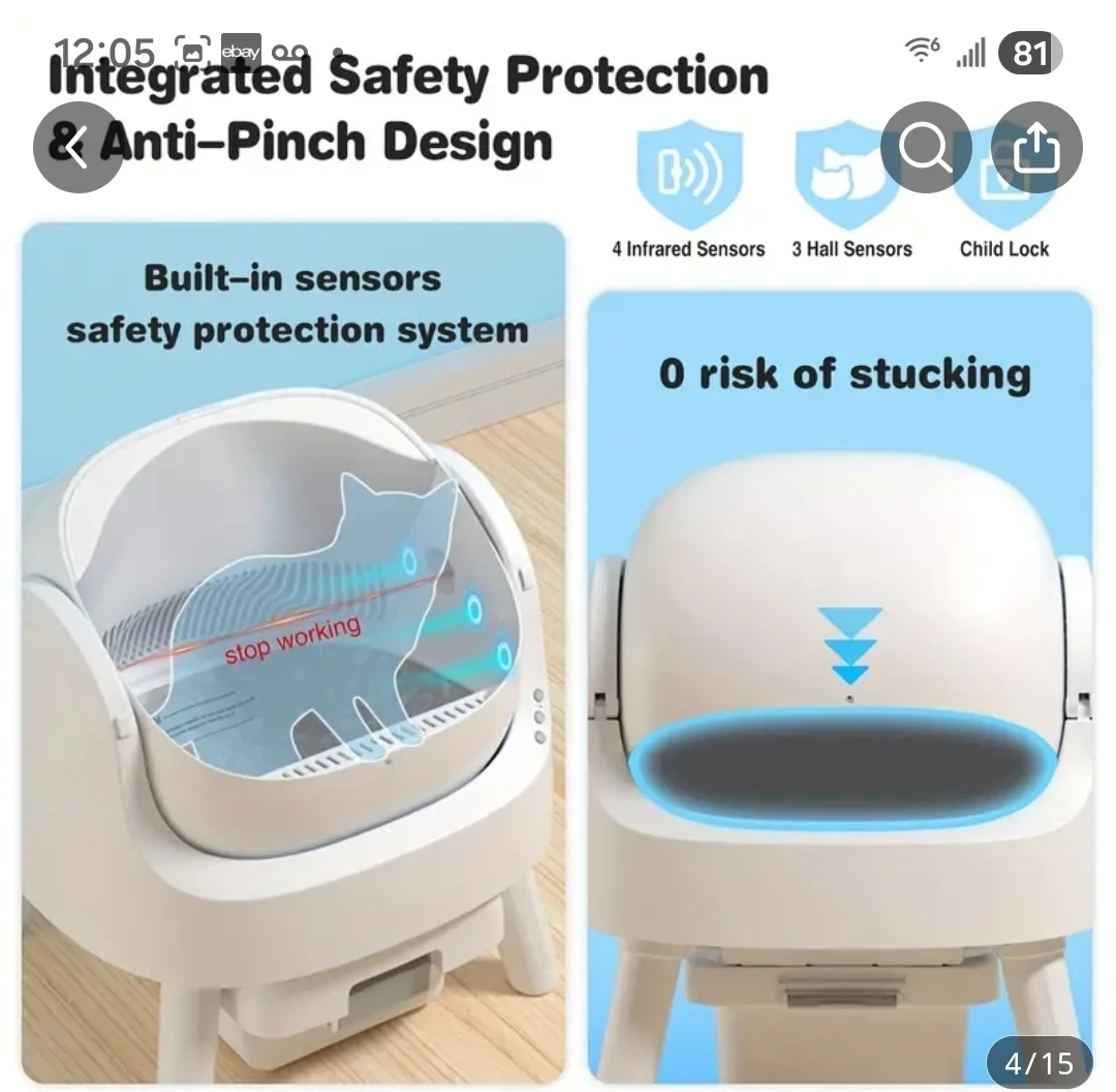 Unused Automatic Cat Litter Box - photo 3