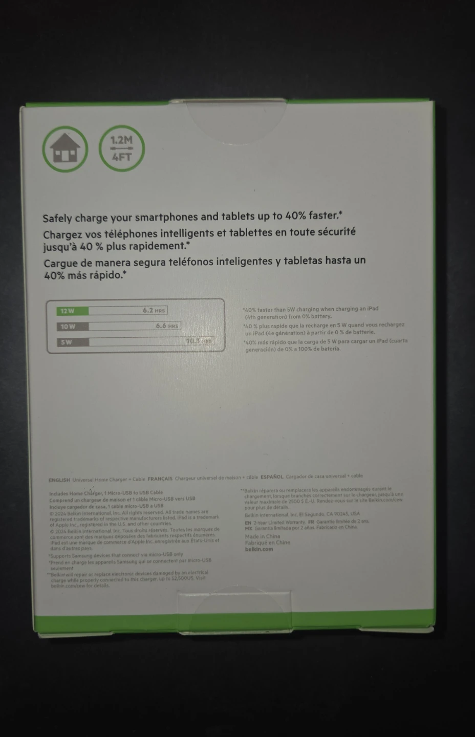 Belkin Universal Home Charger + Cable - photo 2