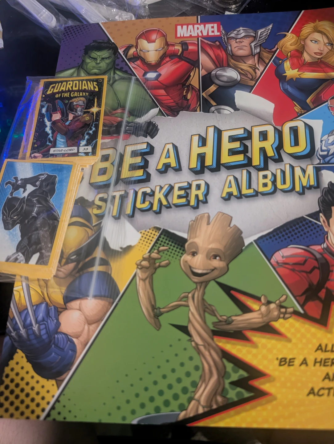 Marvel Be a Hero Sticker Album