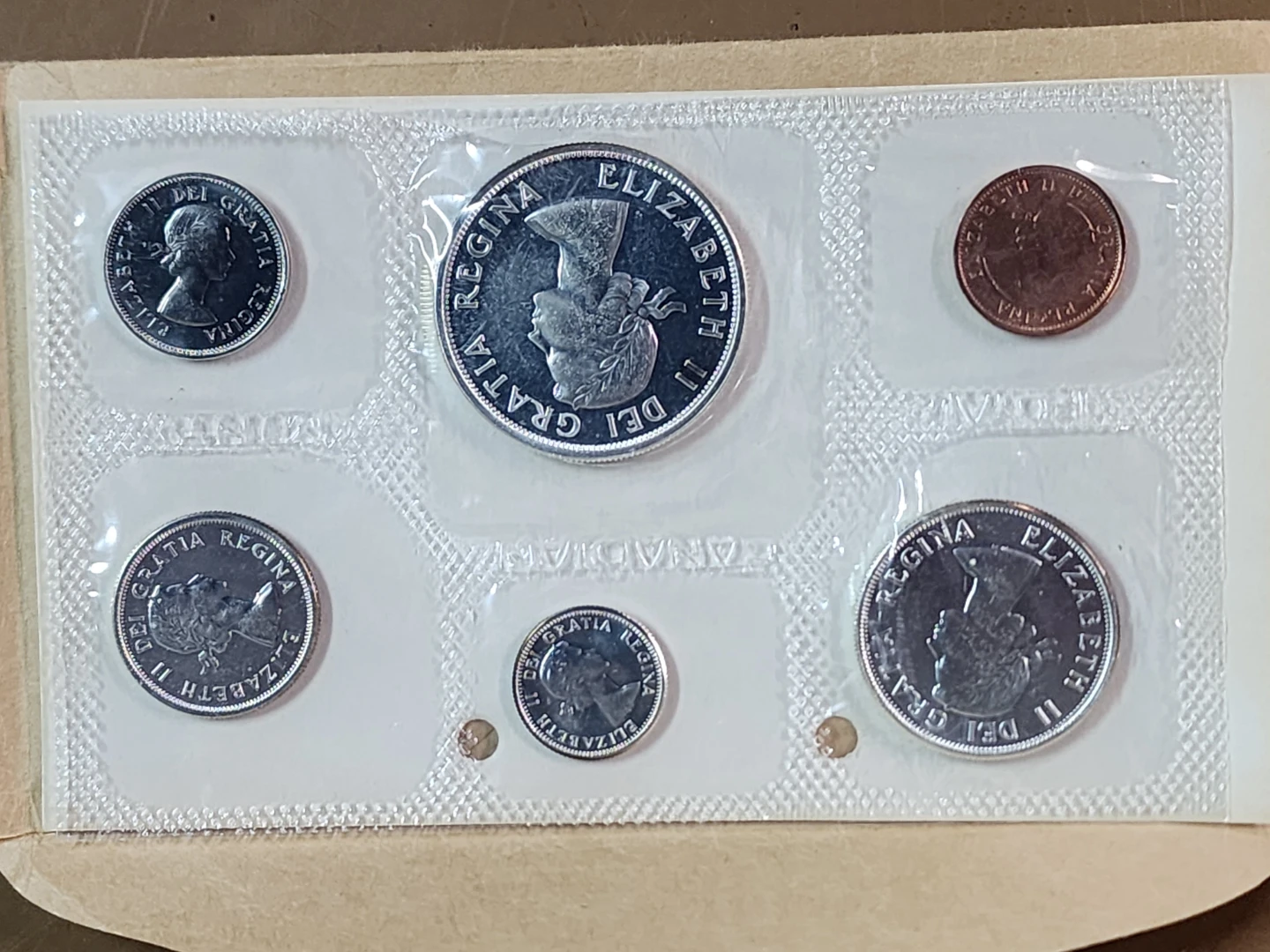 1963 Canadian Uncirculated Coin Set