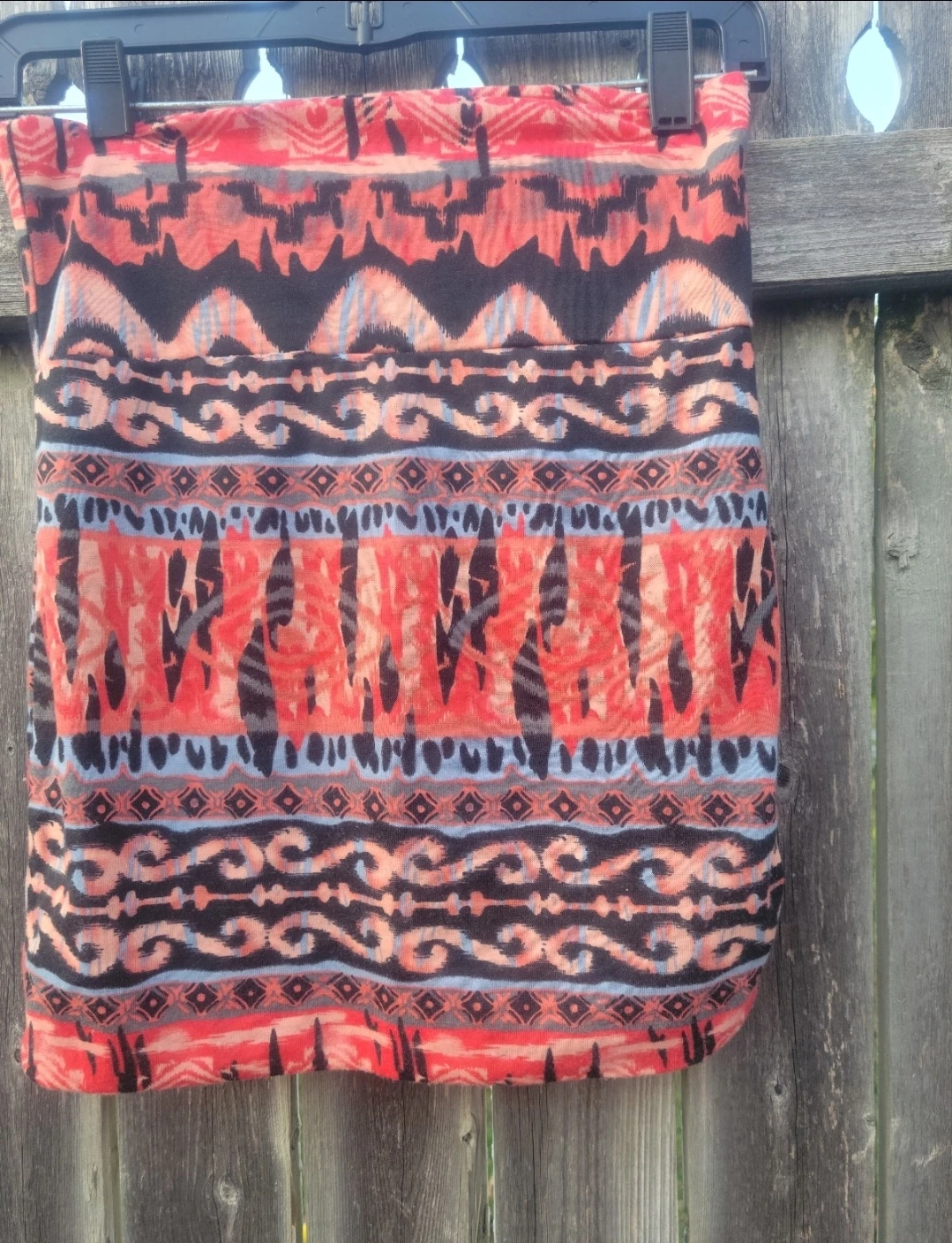 Nella Fantasia tribal print mini skirt size M