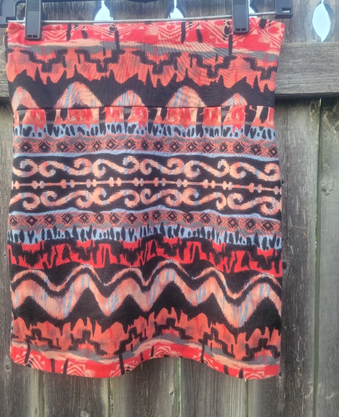 Nella Fantasia tribal print mini skirt size M - photo 2