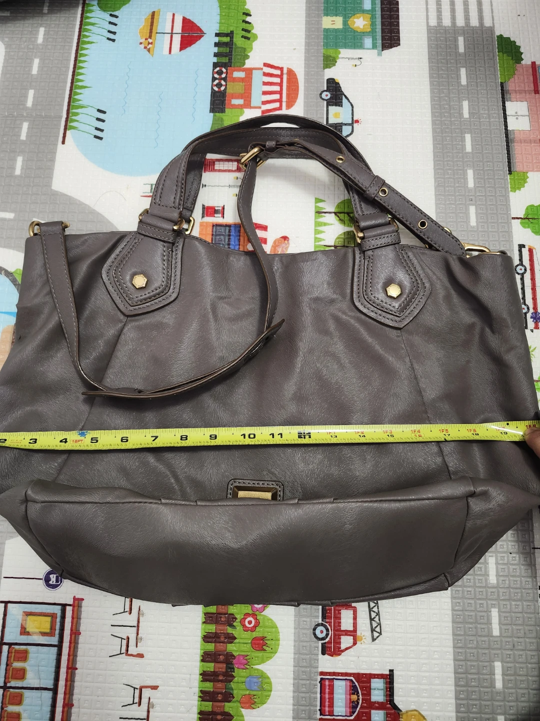 Marc Jacobs Grey Leather Tote Bag - photo 2