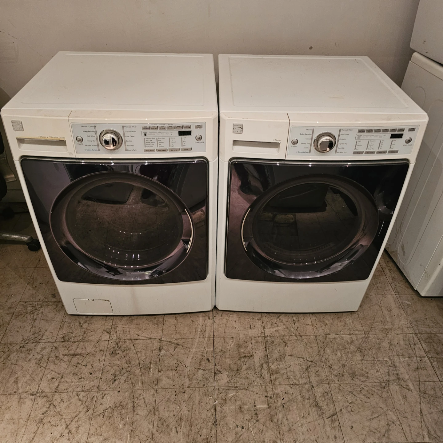 Kenmore Elite Front Load Steam Washer and dryer - photo 2