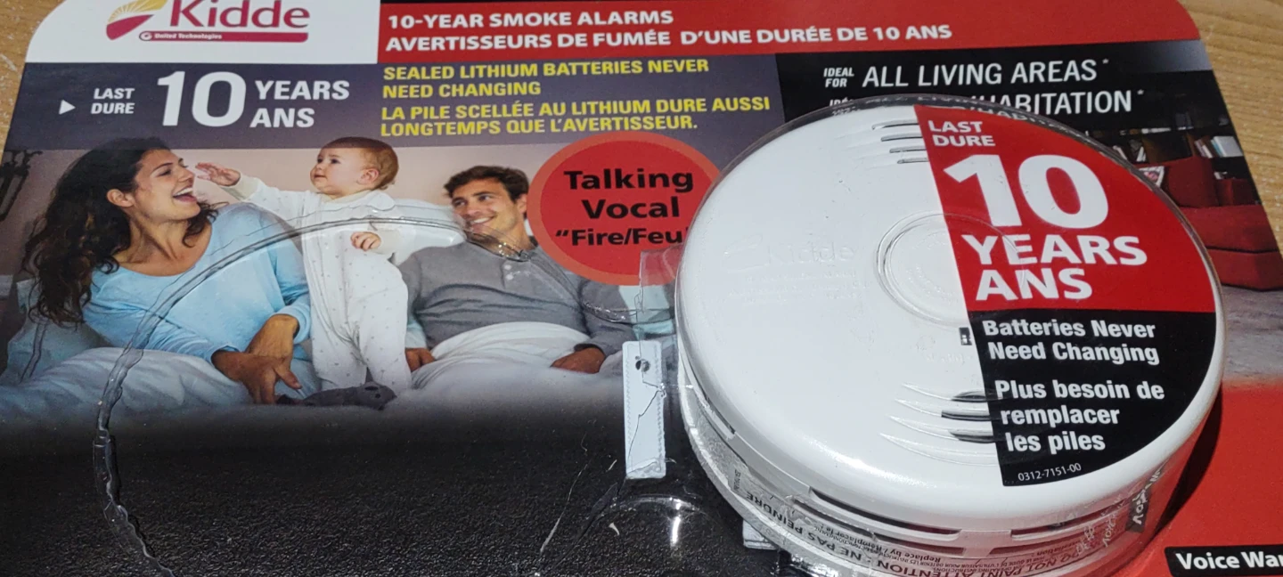 Kidde 10-Year Smoke Alarm with Sealed Lithium Battery