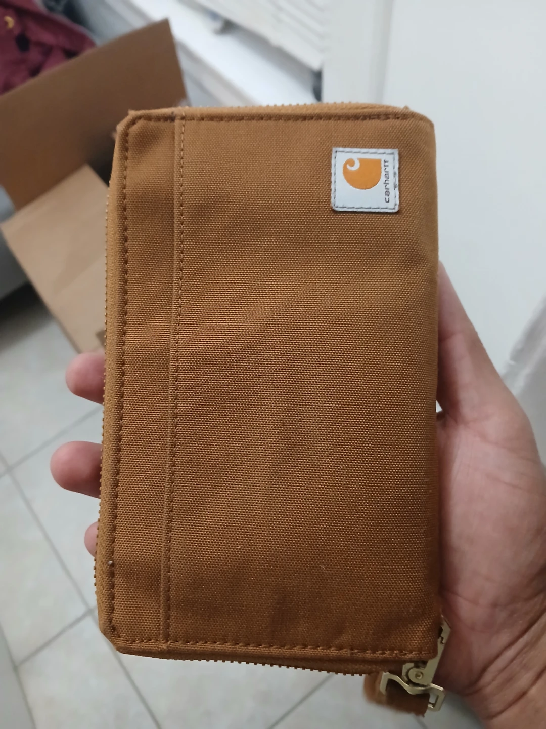 Carhartt Brown Zip Wallet - photo 2