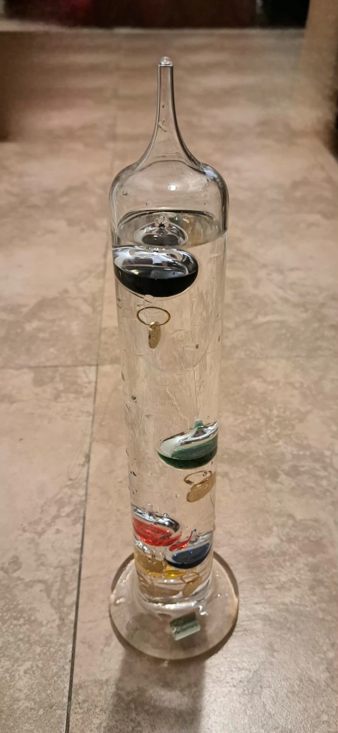 Galileo Thermometer, Glass - photo 2