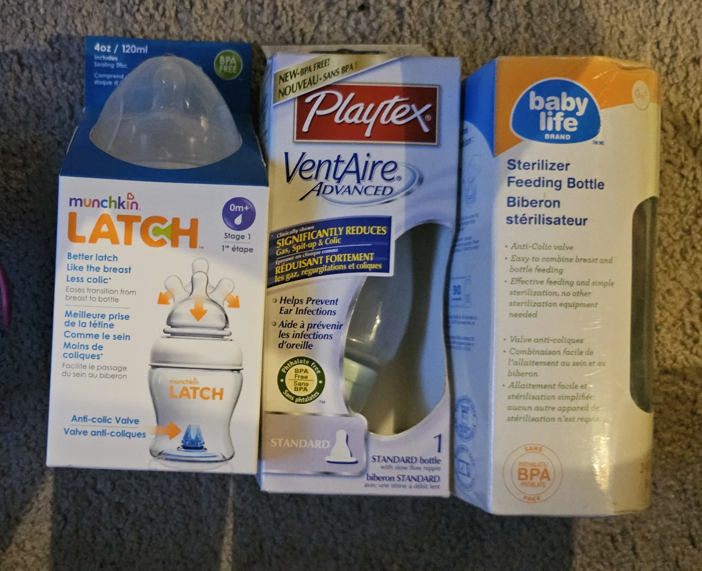 Tommee Tippee Baby Bottles with Caps - 5oz & 9oz - photo 2