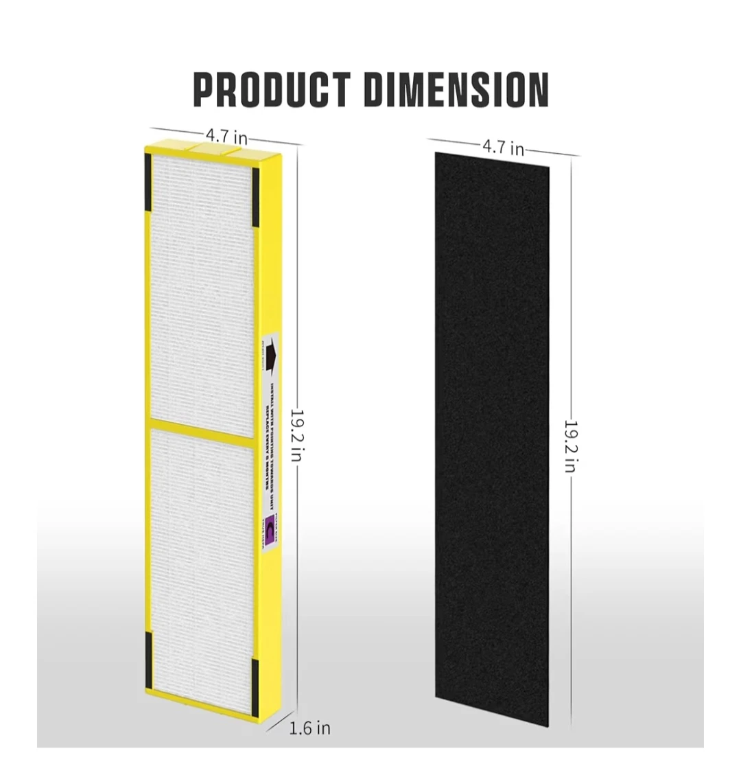H13 True HEPA & Activated Carbon Filter Combo Pack - photo 5
