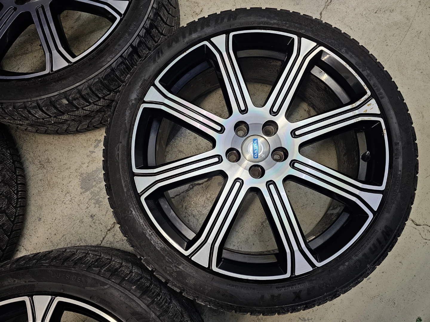 VOLVO XC60 WINTER TIRES ON O.E.M RIMS 245/40 R20