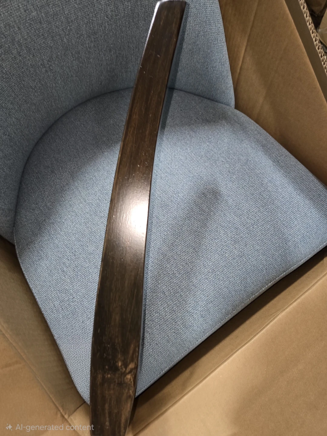 (4) Madison Park Harmony Dining Chair - Blue - photo 5