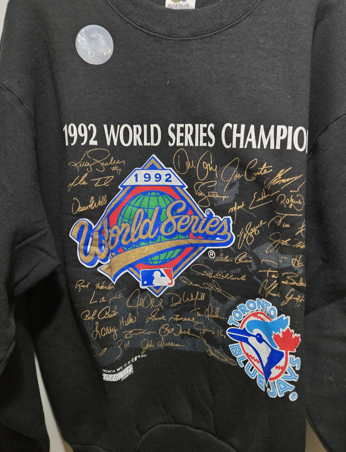 2 Toronto Blue Jays 1992 World Series Championship Sweatshirts - photo 3