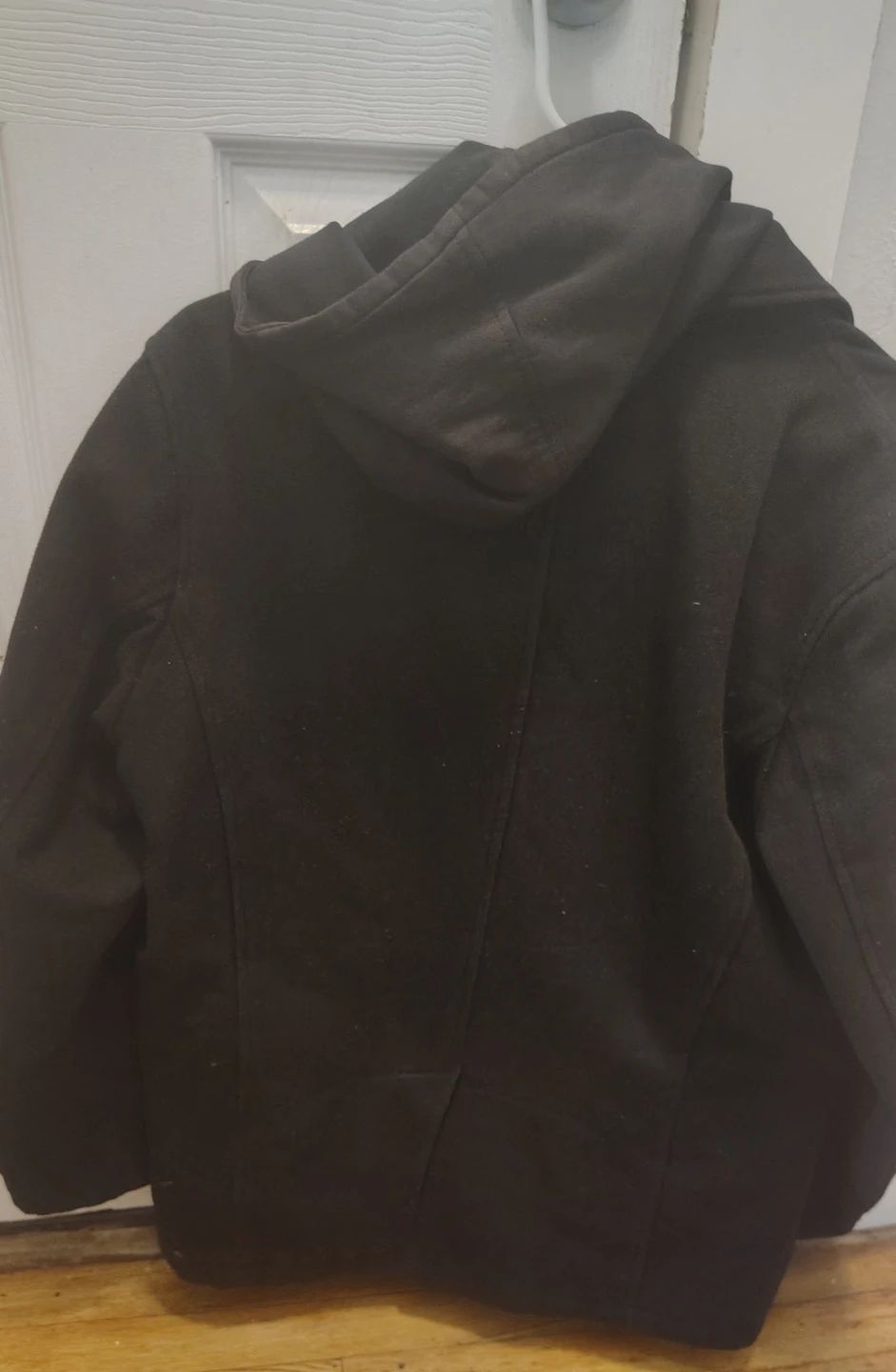 Structure Black Jacket with detachable Hoodie - photo 2