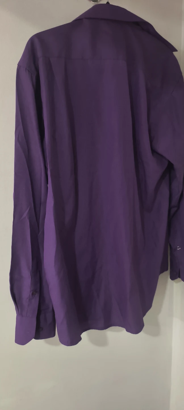 MILESTONE Purple Button-Up Dress Shirt - photo 2
