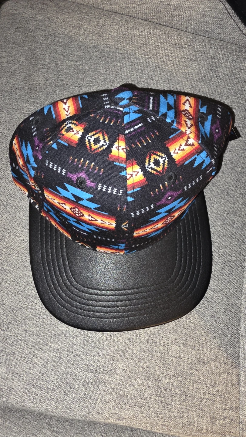 Patterned Snapback Hat