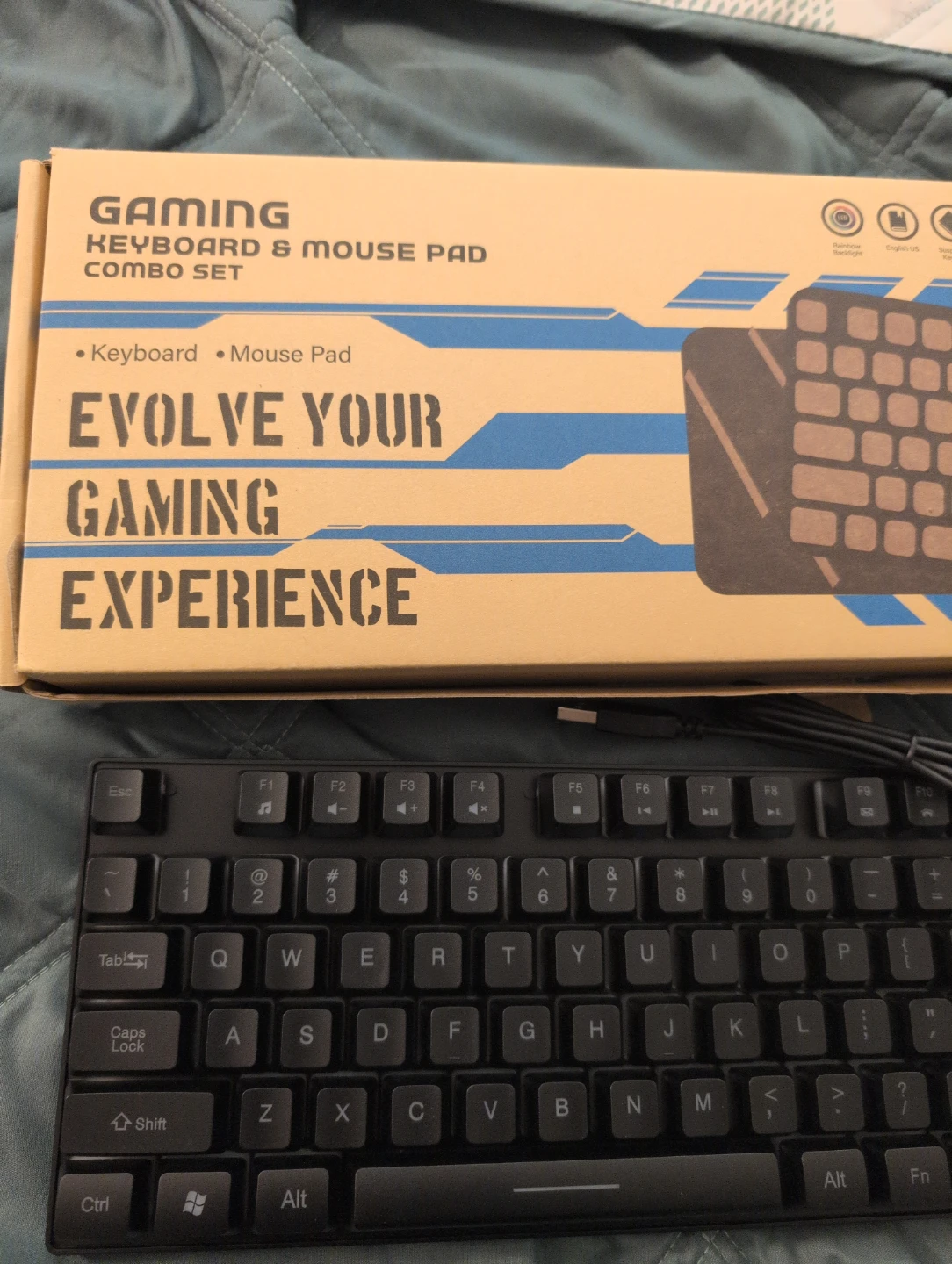 Gaming Keyboard and Mouse Pad Combo Set - photo 2