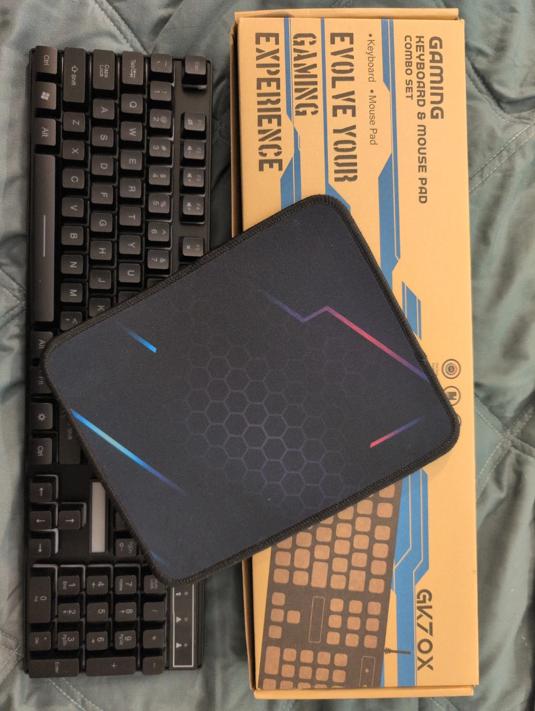 Gaming Keyboard and Mouse Pad Combo Set - photo 3