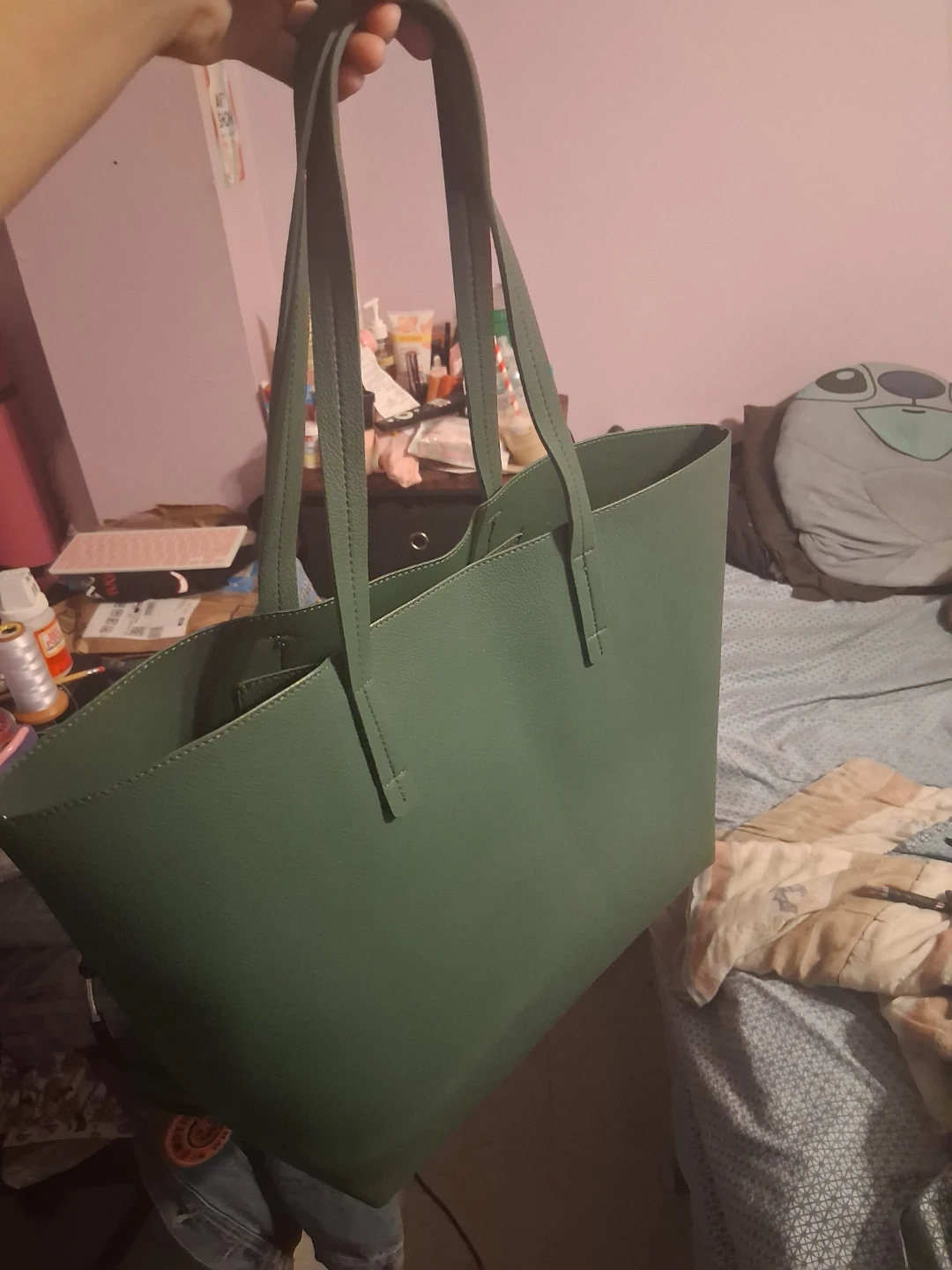 Green Tote Bag