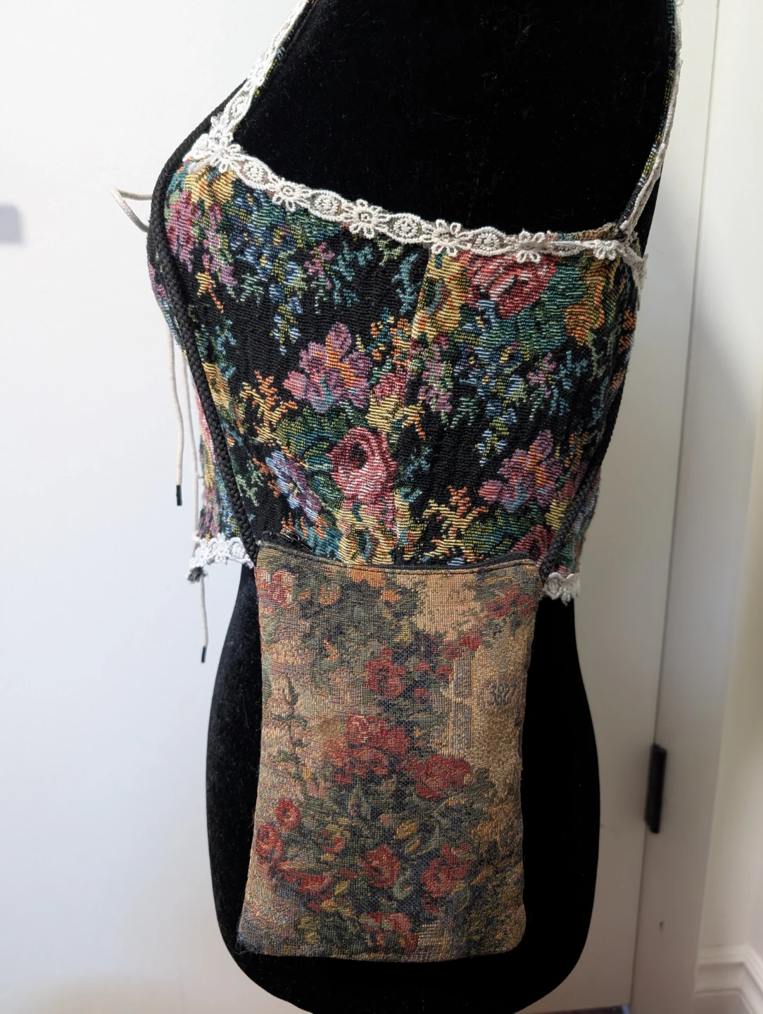 Floral Tapestry Crossbody Bag - photo 4