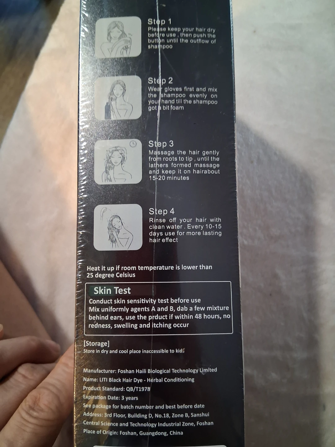 OKLYTE hair dye shampoo 3 in 1 - photo 3