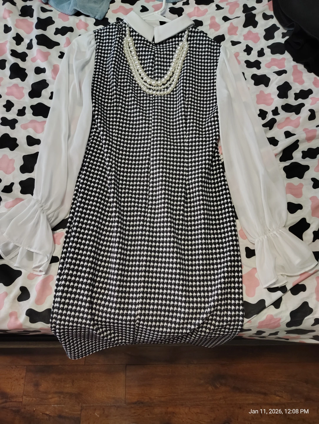 Shelby & Palmer Houndstooth Dress - Size 6