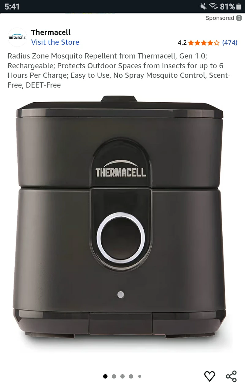 ➡️ Thermacell Mosquito Repeller 🚨 Retails $69.99+Tx  🦟 - photo 5