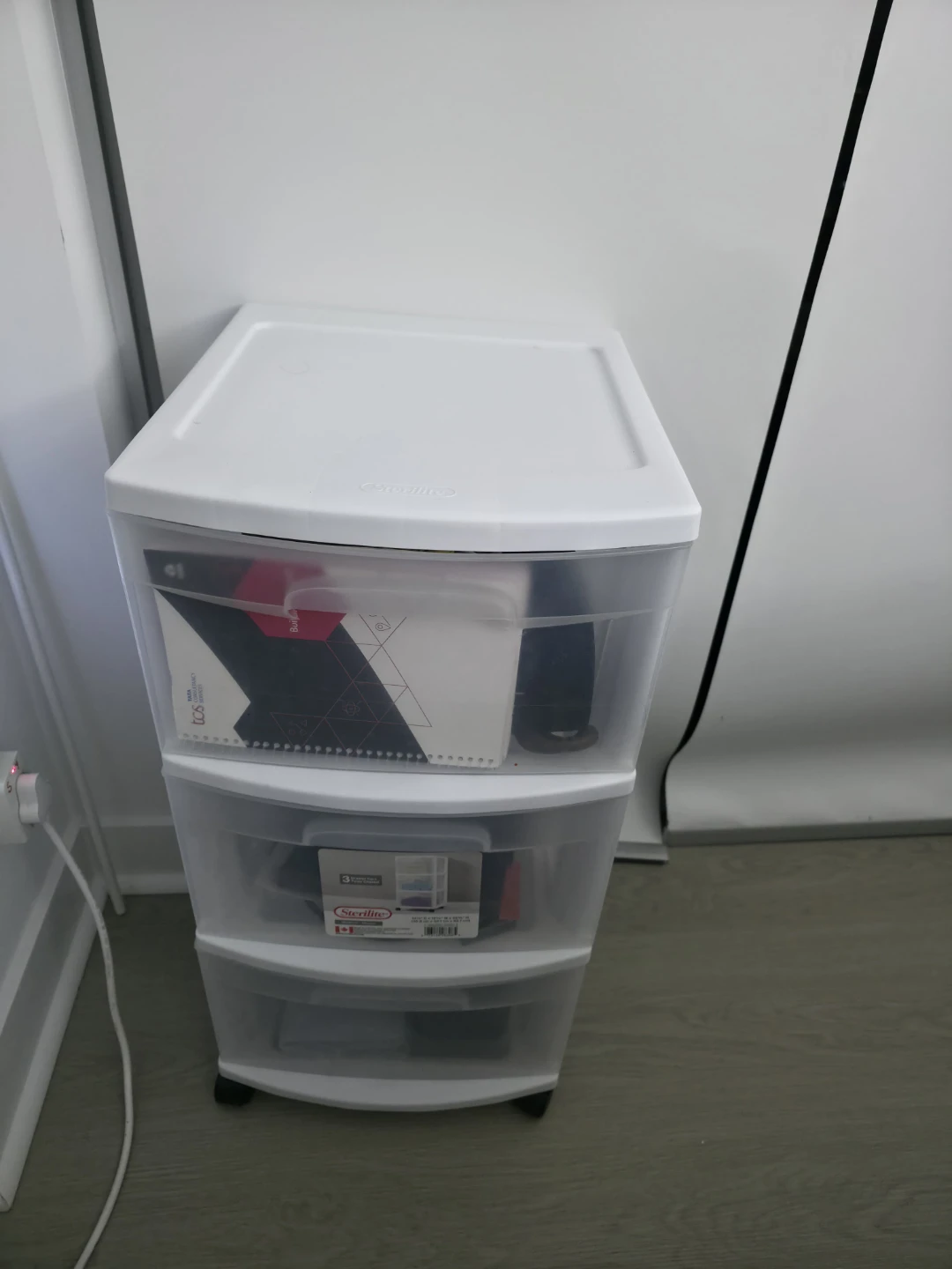 Sterilite 3-Drawer Organizer - White - photo 2