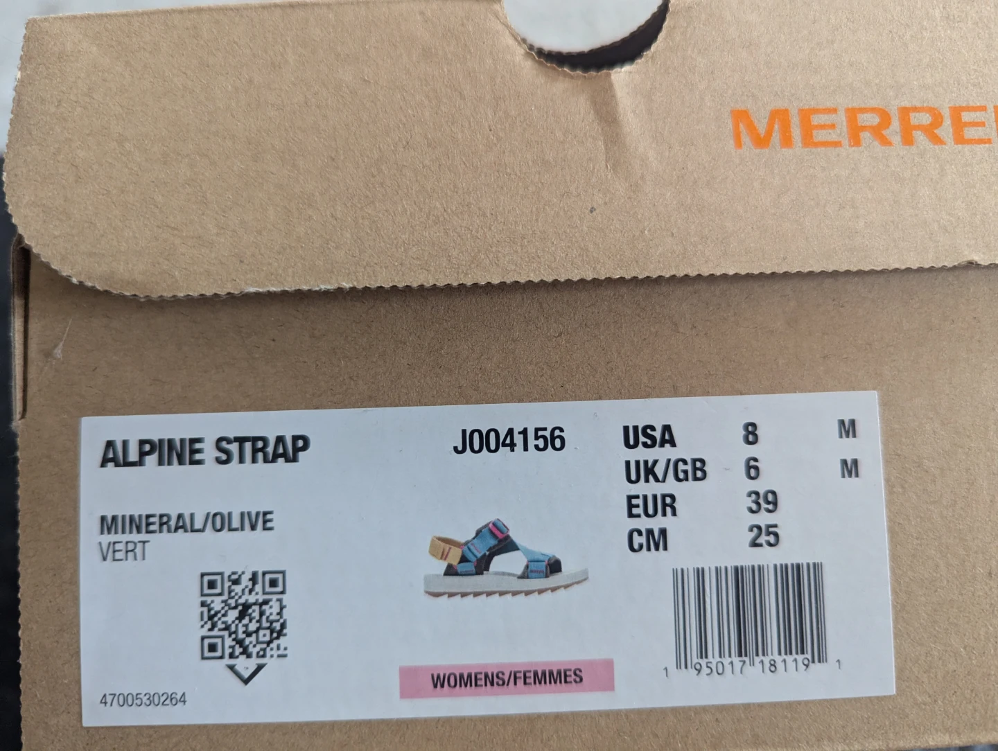 Merrell Alpine Strap Sandals - Women's US 8
