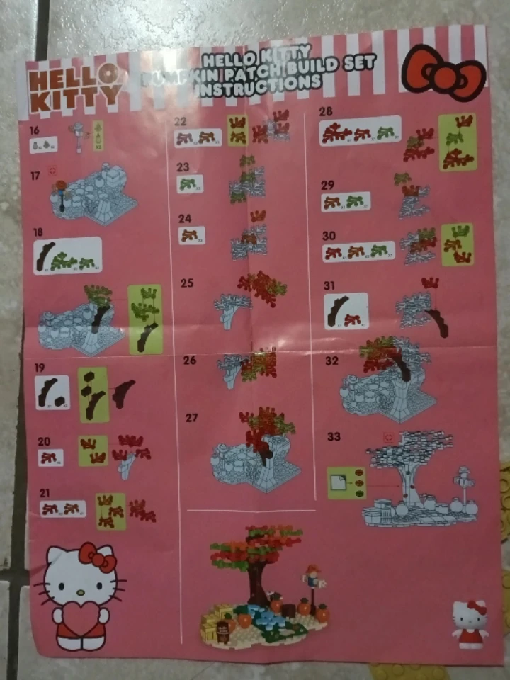 Hello Kitty Pumpkin Patch Build Set - photo 4