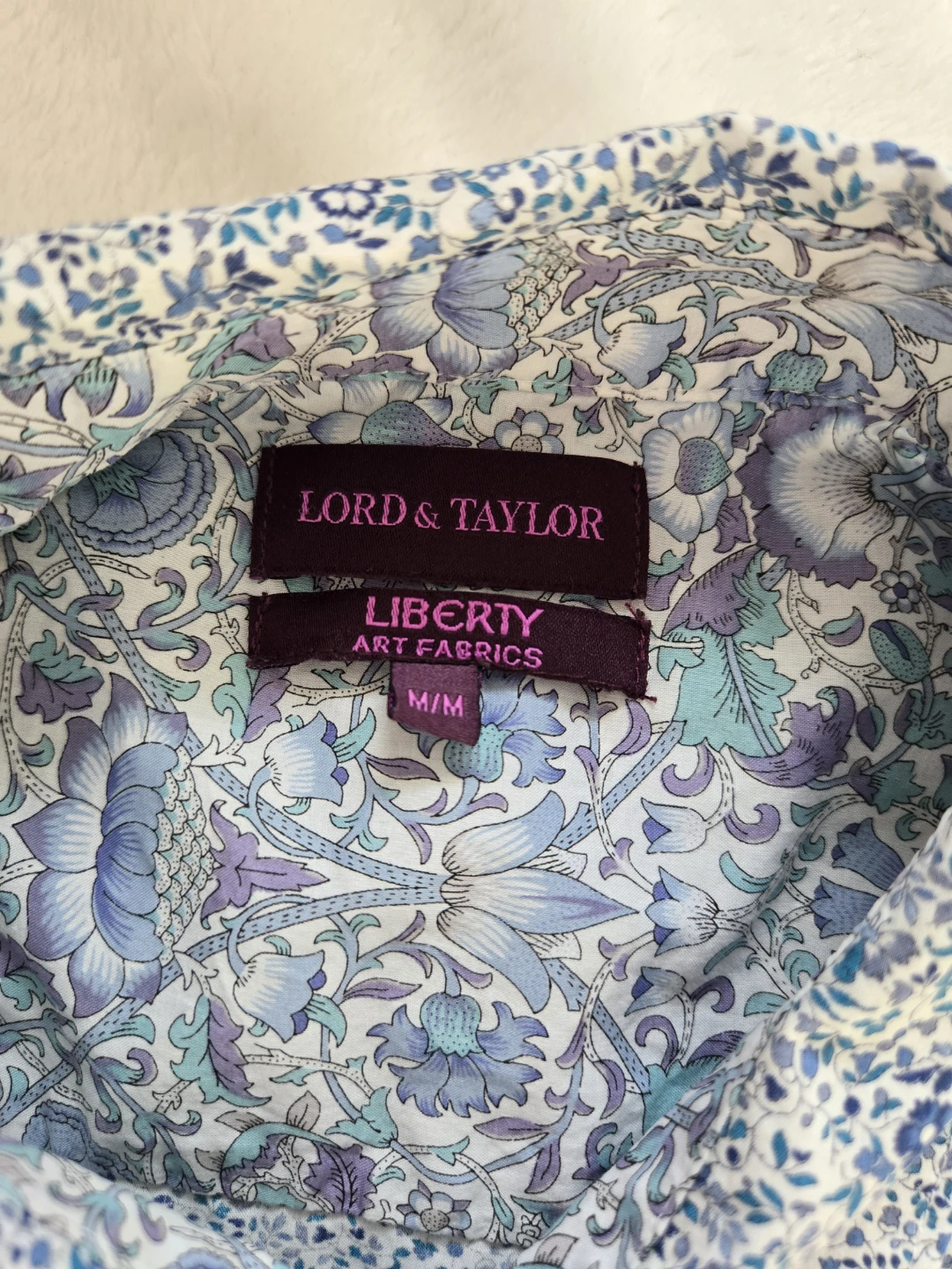 Lord & Taylor Liberty Art Fabrics Shirt - M - photo 5