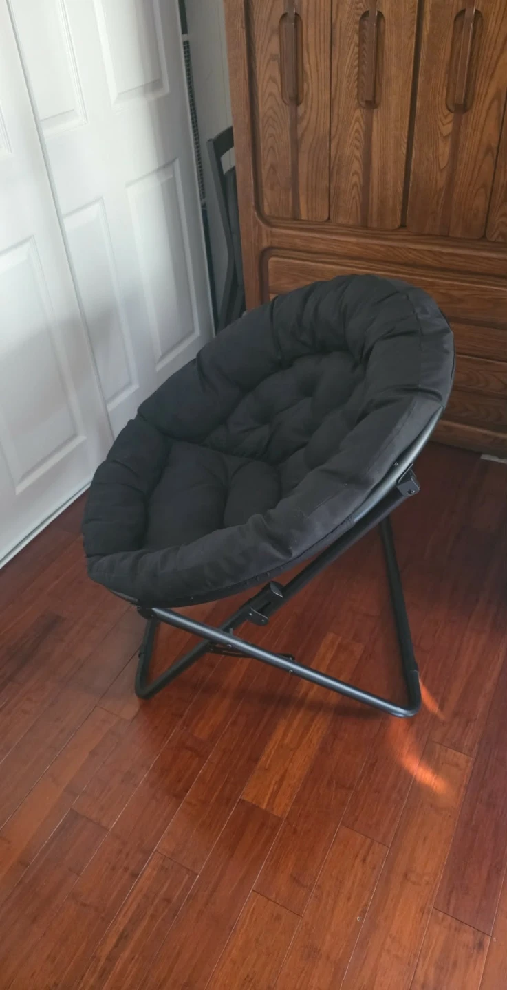 Two Black Saucer Chair - photo 2