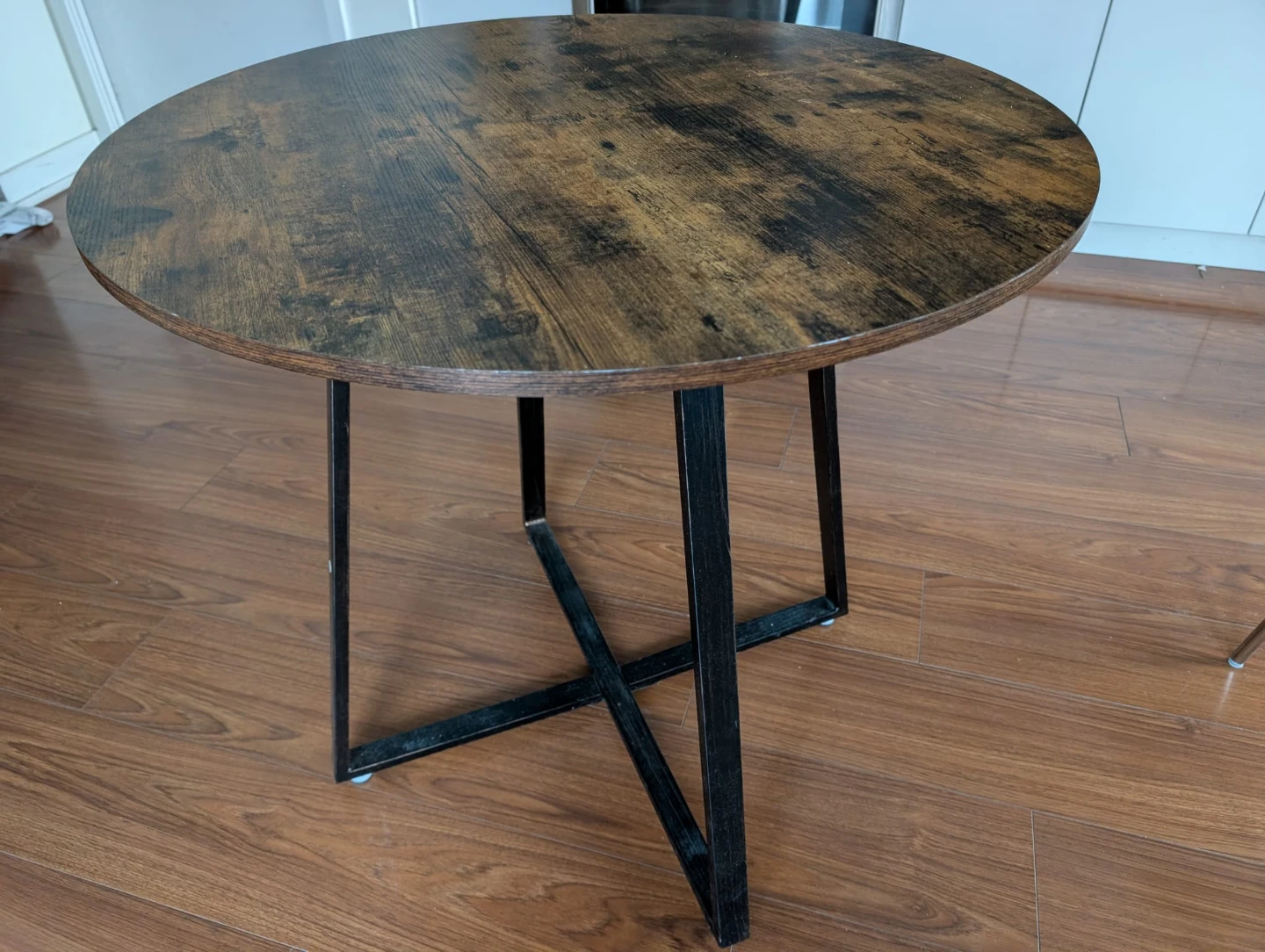 Brown Ikea Round Dinner Table