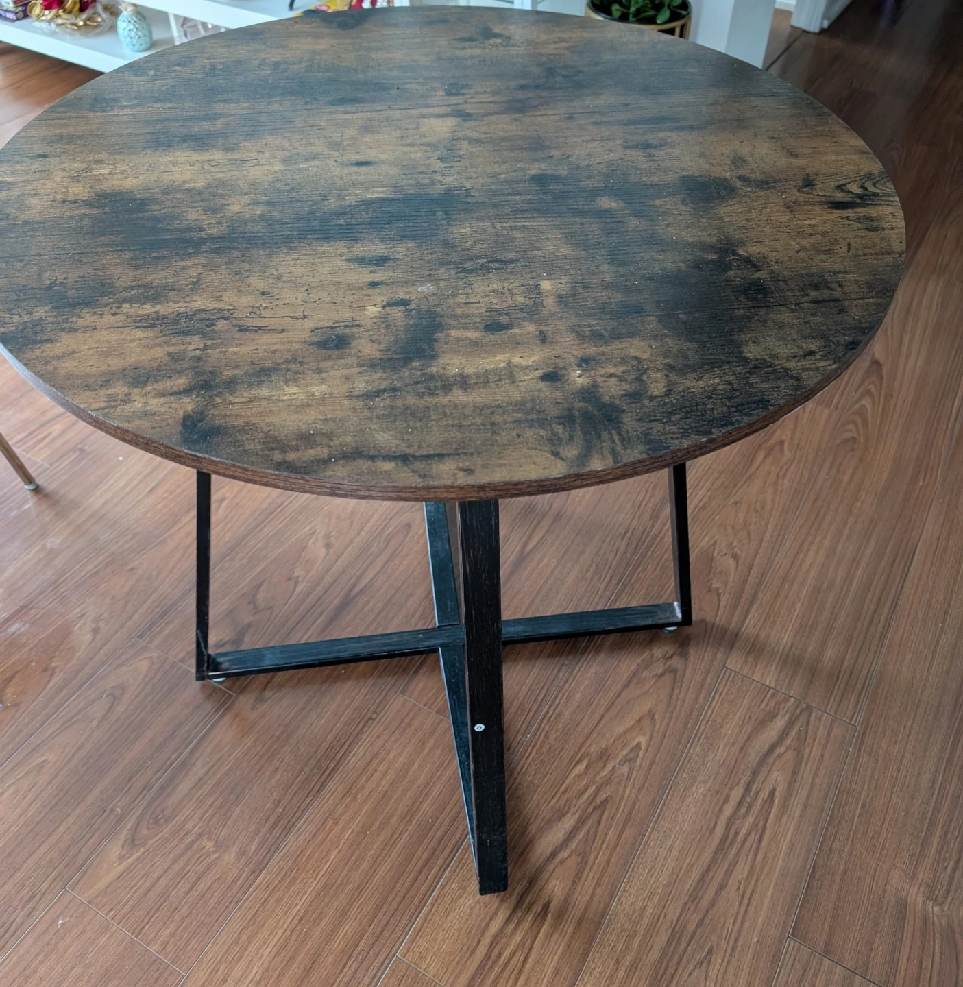 Brown Ikea Round Dinner Table - photo 2