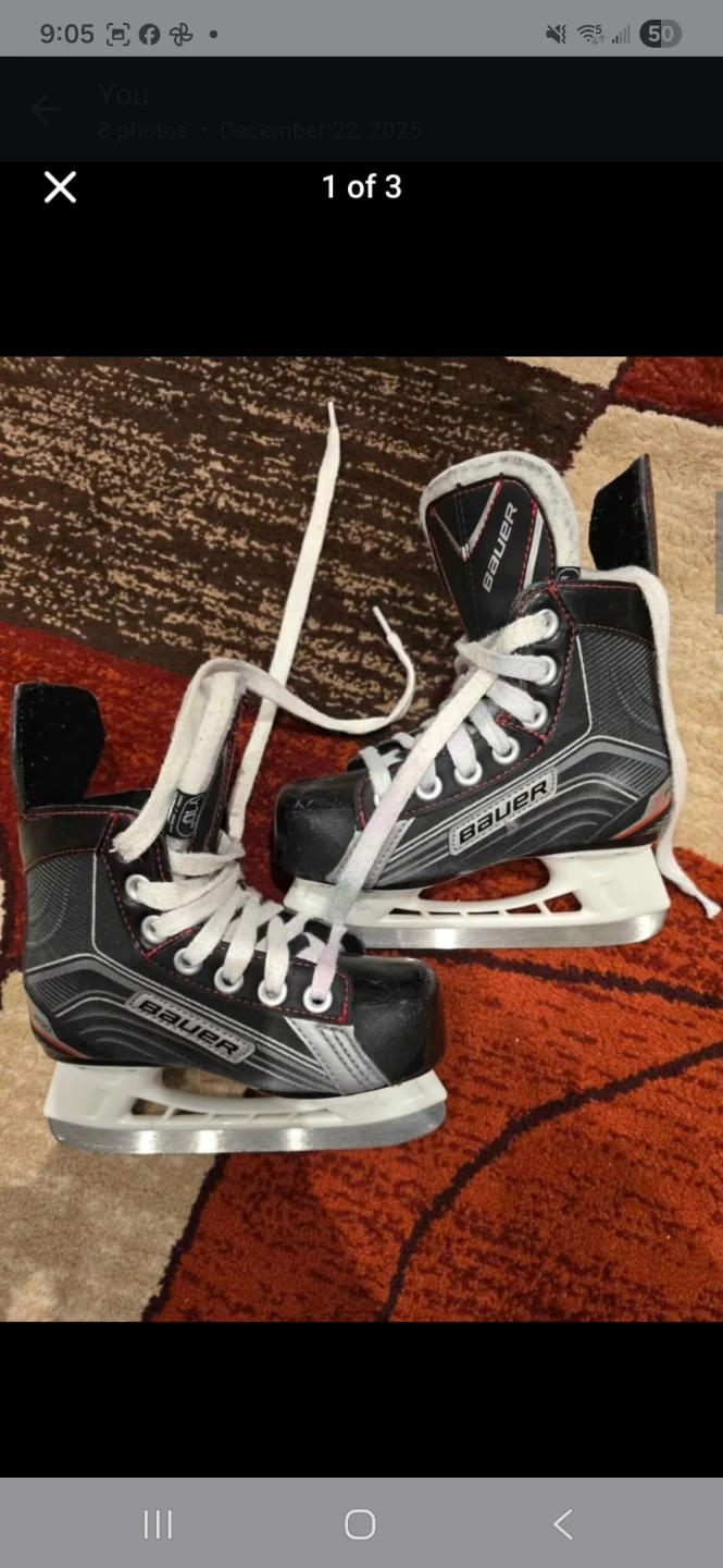 Bauer Youth Ice Skates - US Y11