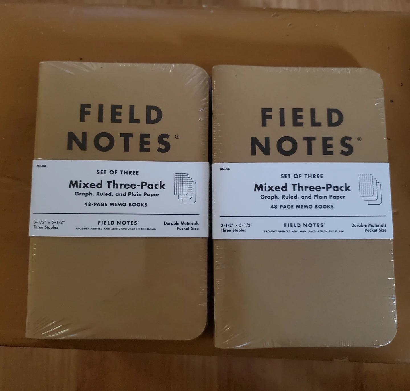 Field Notes Mixed Three-Pack Memo Books (Set of 3)