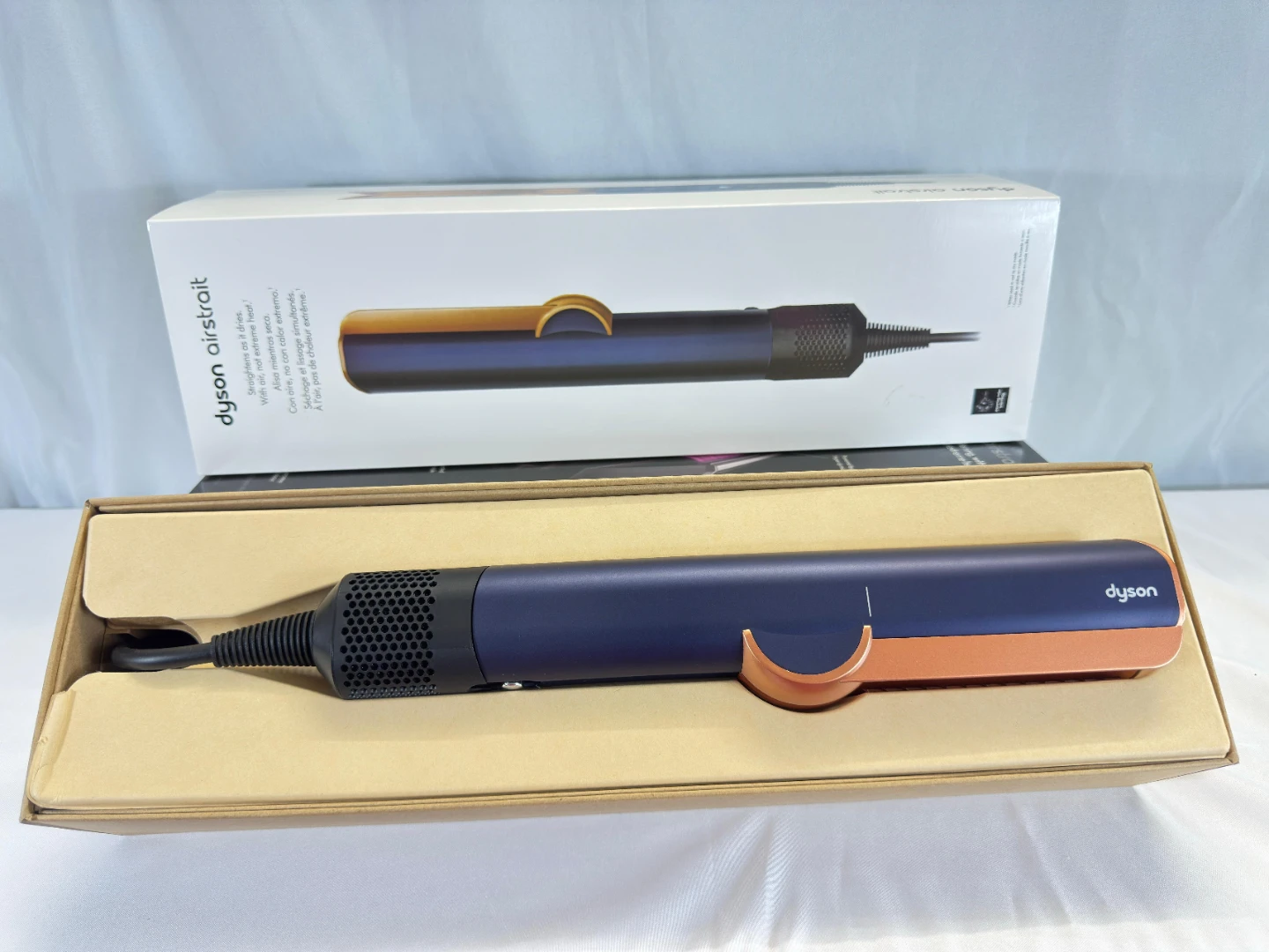 Dyson Airstrait Straightener - Blue/Copper - Like New!
