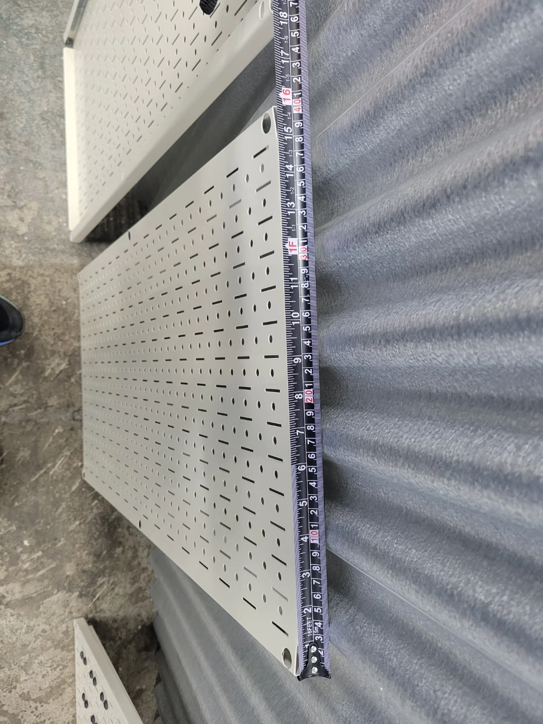 Beige Metal Pegboard by Wall Control - photo 5