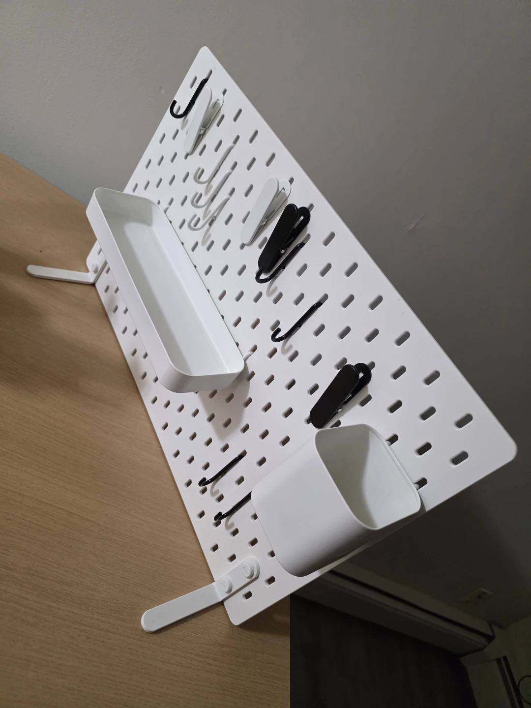 IKEA Skadis Pegboard with Accessories